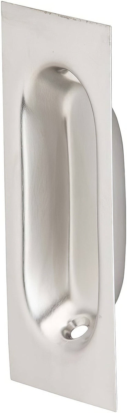 Ives 22B Low Profile Wrought Brass Oblong Flush Pull 3-1/8" x 1-5/16" x 7/16"