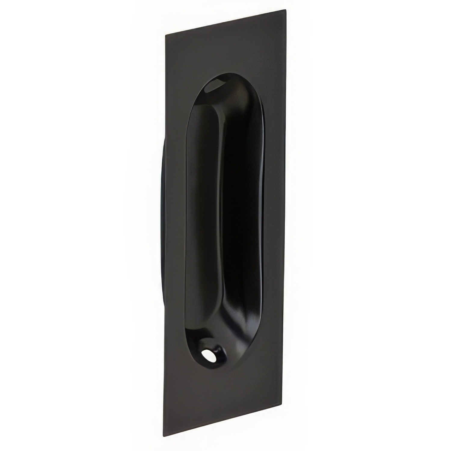 Ives 22B Low Profile Wrought Brass Oblong Flush Pull 3-1/8" x 1-5/16" x 7/16"