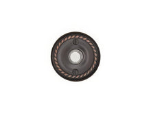 Emtek Forged Brass 2-3/4" Diameter Rope Style Brass Lighted Doorbell Rosette