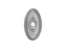 Emtek 4-1/2" Height Oval Style Brass Lighted Doorbell Rosette.