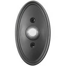 Emtek 4-1/2" Height Oval Style Brass Lighted Doorbell Rosette
