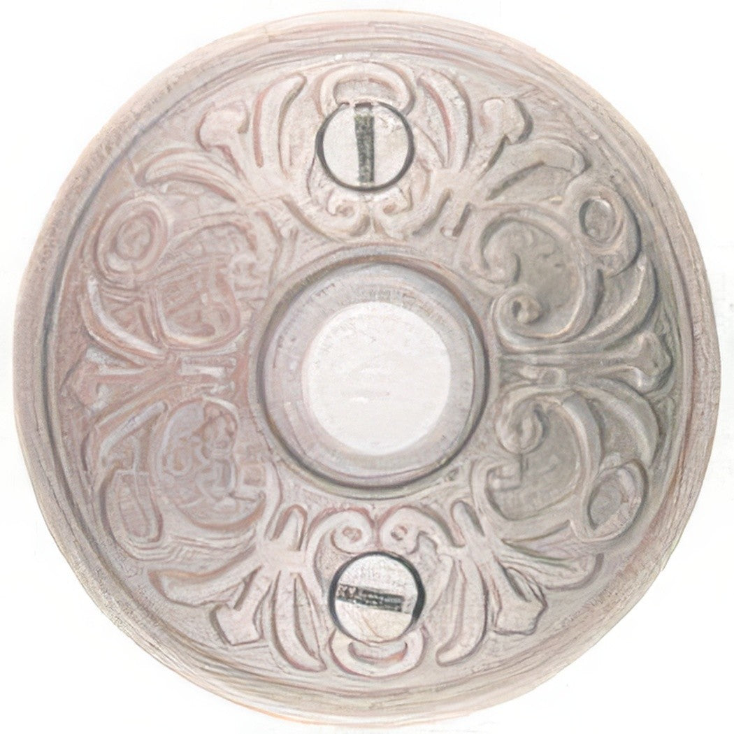 Emtek 2-3/4" Diameter Lancaster Style Brass Lighted Doorbell Rosette