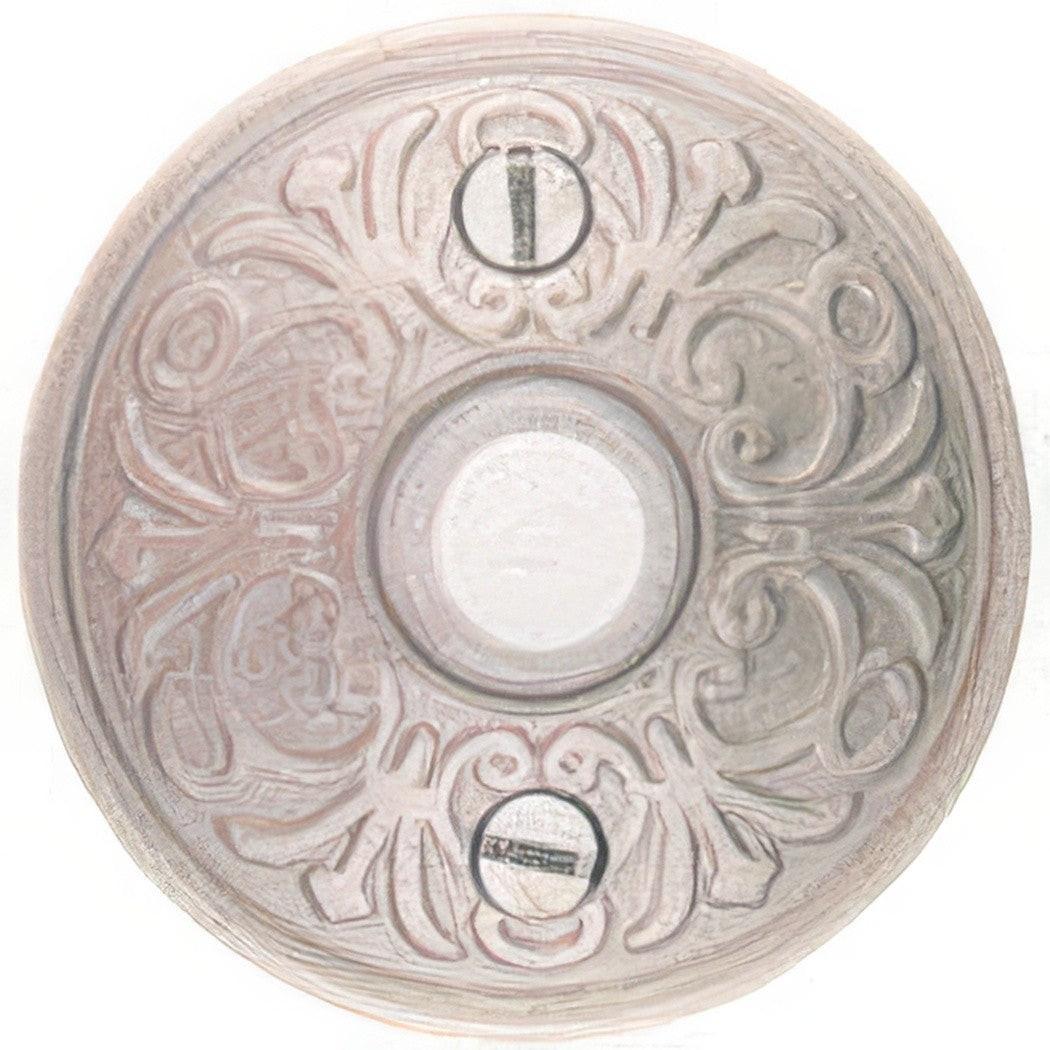 Emtek 2-3/4" Diameter Lancaster Style Brass Lighted Doorbell Rosette