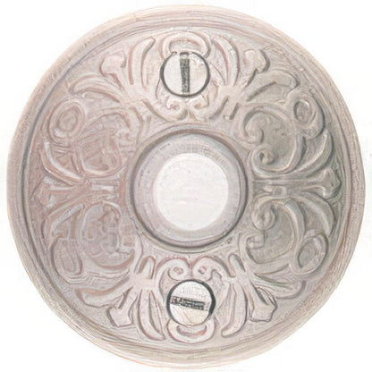 Emtek 2-3/4" Diameter Lancaster Style Brass Lighted Doorbell Rosette