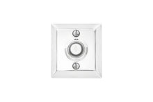 Emtek Brass Doorbell with Lighted Button and Quincy Rosette