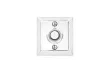 Emtek Brass Doorbell with Lighted Button and Quincy Rosette