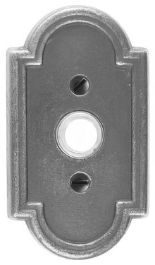 Emtek Lost Wax Cast Bronze 4-1/2" Height #11 Style Bronze Lighted Doorbell Rosette