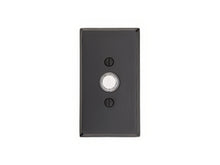 Emtek Sandcast Bronze 4-1/2" Height Rectangular Style Bronze Lighted Doorbell Rosette