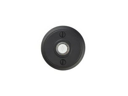 Emtek 2-5/8" Diameter Round Style Steel Lighted Doorbell Rosette