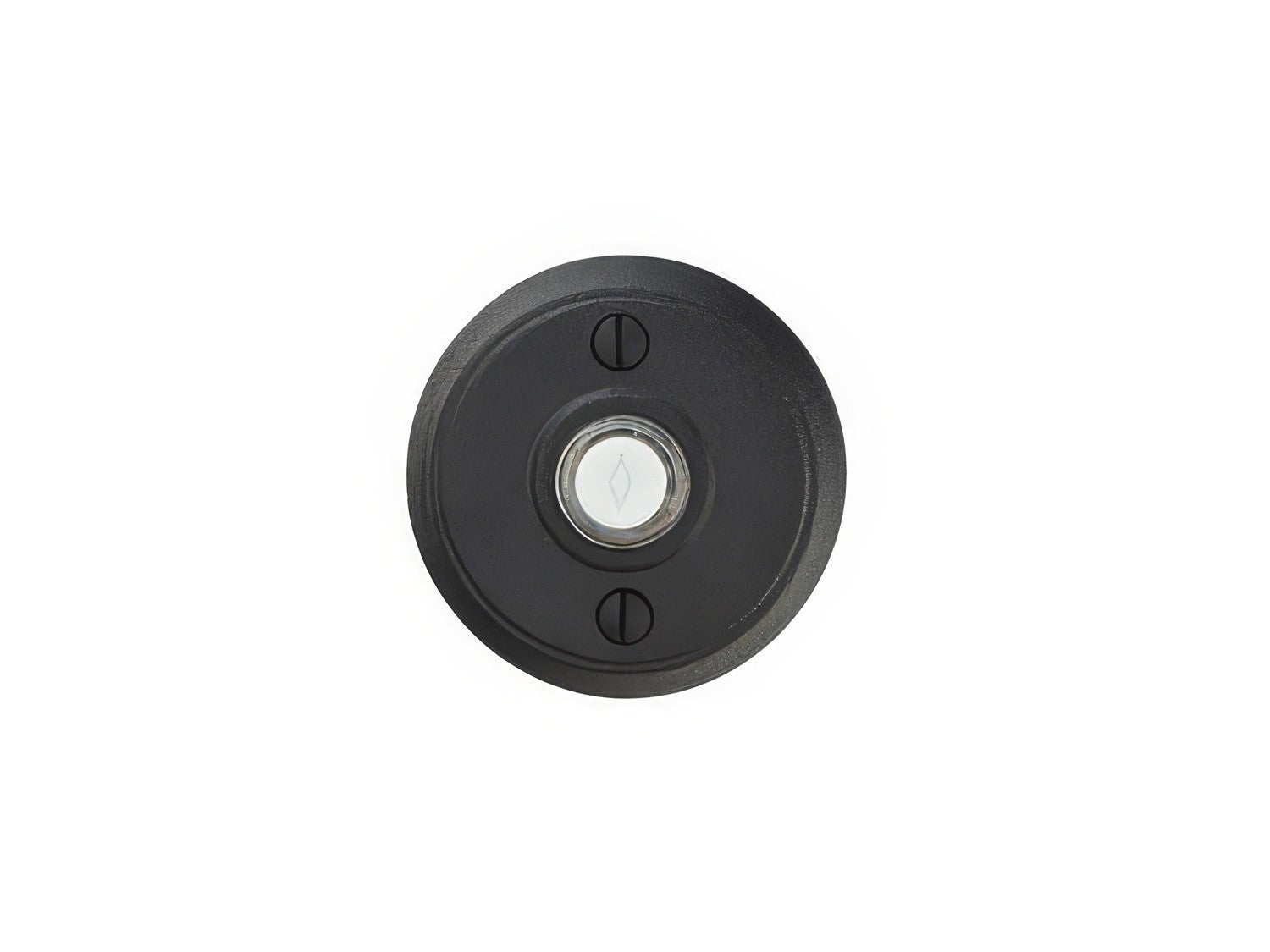 Emtek 2-5/8" Diameter Round Style Steel Lighted Doorbell Rosette.