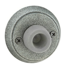Emtek 2-5/8" Diameter Round Style Steel Lighted Doorbell Rosette.