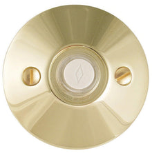 Emtek 2457 Brass Modern 2-3/4" Diameter Modern Style Brass Lighted Doorbell Rosette