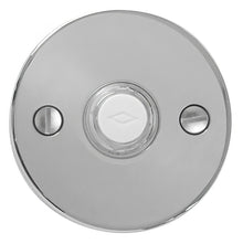 Emtek 2458US Brass Modern 2-1/2" Diameter Disk Style Brass Lighted Doorbell Rosette