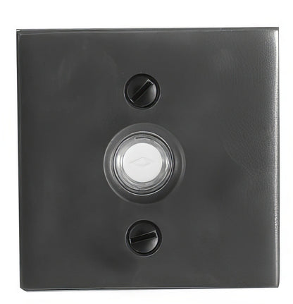 Emtek 2459US Brass Modern 2-1/2" Width Square Style Brass Lighted Doorbell Rosette
