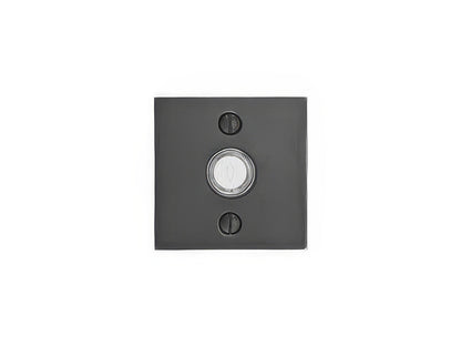 Emtek 2459US Brass Modern 2-1/2" Width Square Style Brass Lighted Doorbell Rosette