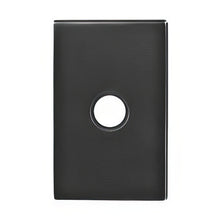 Emtek 4" Height Brass Lighted Doorbell with Modern Rectangular Rosette