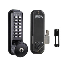 Lockey 2500JBMGKA Mechanical Keyless Surface Mount Hook Bolt Key Override