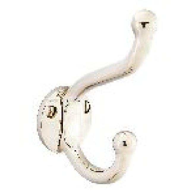 Emtek 2606US14 Robe Hook Polished Nickel Lifetime Finish.