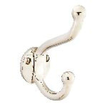 Emtek 2606US14 Robe Hook Polished Nickel Lifetime Finish.
