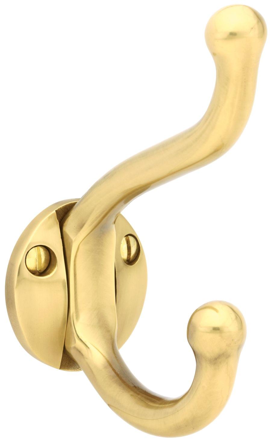Emtek 2606US14 Robe Hook Polished Nickel Lifetime Finish.