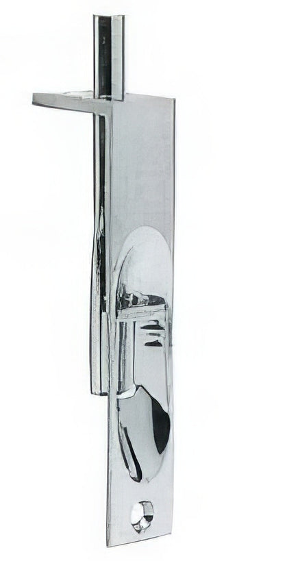 Ives 261B 4" Length Cast Brass Manual Flush Bolt with 3/4" Throw