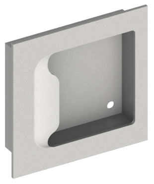 Hager 27N32D Security Flush Cup Pull Satin Stainless Steel Finish.