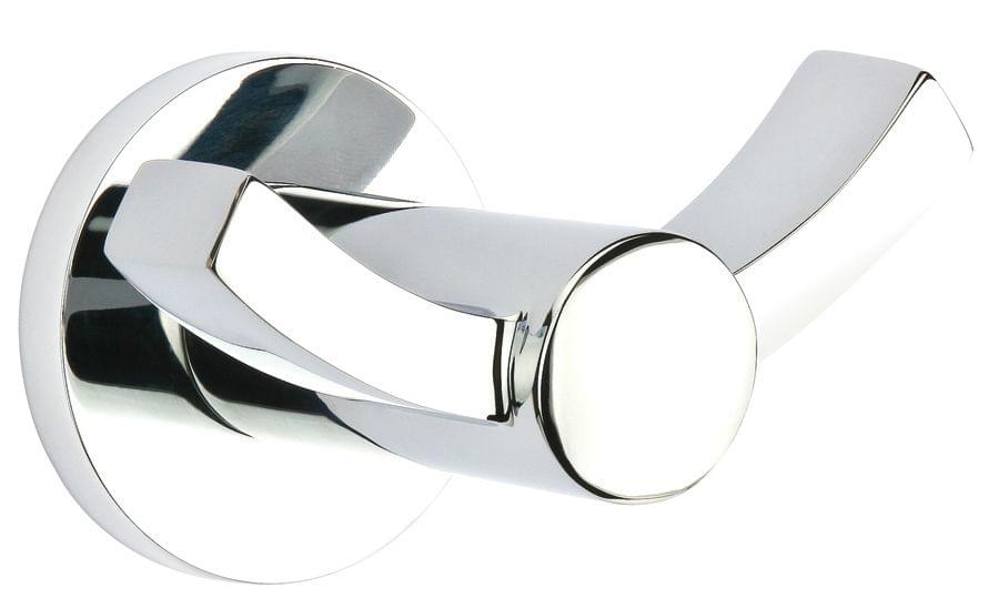 Emtek 2809DISKUS15 Disk Modern Brass Double Hook Satin Nickel Finish.