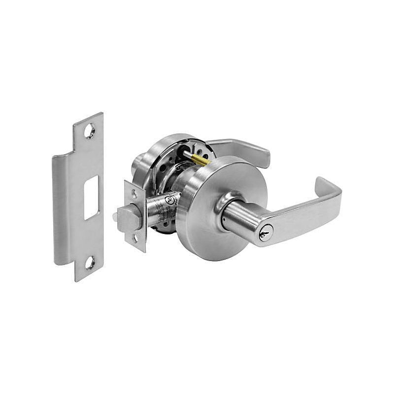 Sargent 2810G37LL26D Classroom Cylindrical Lock Grade 1 with L Lever and L Rose and ASA Strike