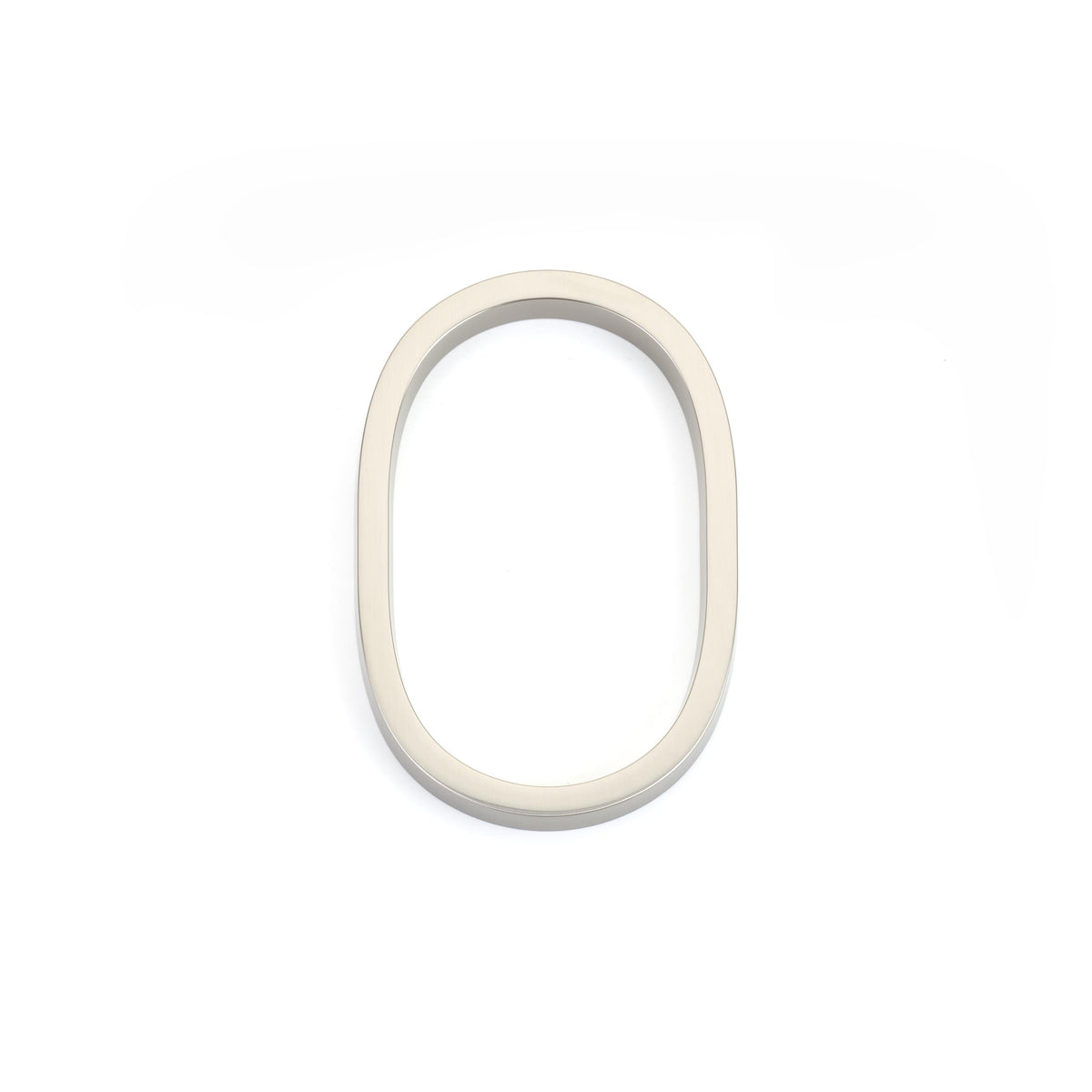 Emtek 2830US15 7" Modern # 0 House Number Satin Nickel Finish.