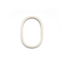 Emtek 2830US15 7" Modern # 0 House Number Satin Nickel Finish.