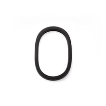 Emtek 2830US19 7" Modern # 0 House Number Flat Black Finish.
