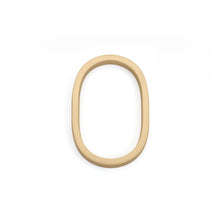Emtek 2830US4 7" Modern # 0 House Number Satin Brass Finish.