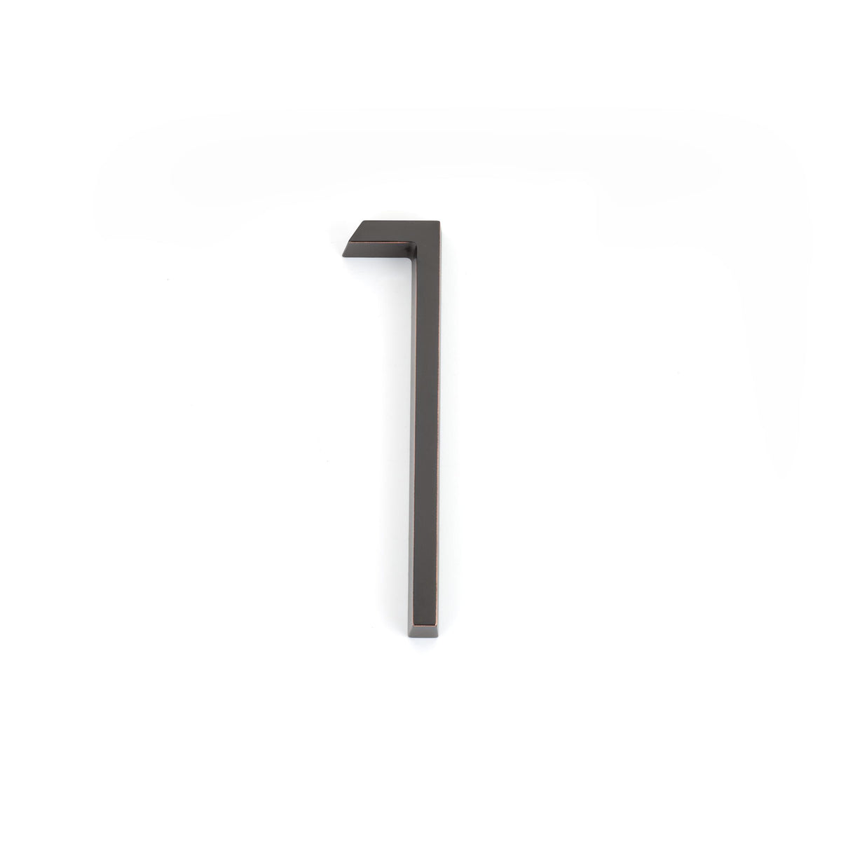 Emtek 2831US10B 7" Modern # 1 House Number Oil Rubbed Bronze Finish.