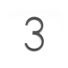 Emtek 2833US10B 7" Modern # 3 House Number Oil Rubbed Bronze Finish.