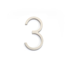 Emtek 2833US15 7" Modern # 3 House Number Satin Nickel Finish.