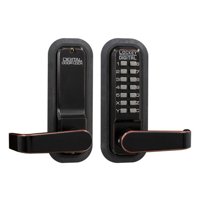 Lockey 2835 Mechanical Keyless Lever Lock with Passage Function and Single Combination