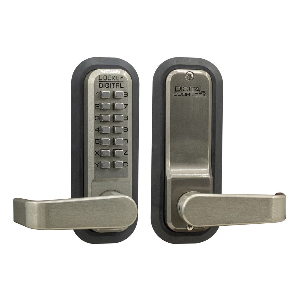 Lockey 2835 Mechanical Keyless Lever Lock with Passage Function and Single Combination