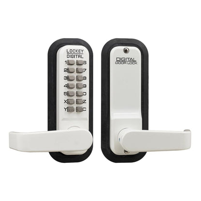 Lockey 2835 Mechanical Keyless Lever Lock with Passage Function and Single Combination