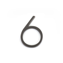 Emtek 2836US10B 7" Modern # 6 House Number Oil Rubbed Bronze Finish.