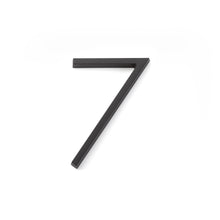 Emtek 2837US19 7" Modern # 7 House Number Flat Black Finish.