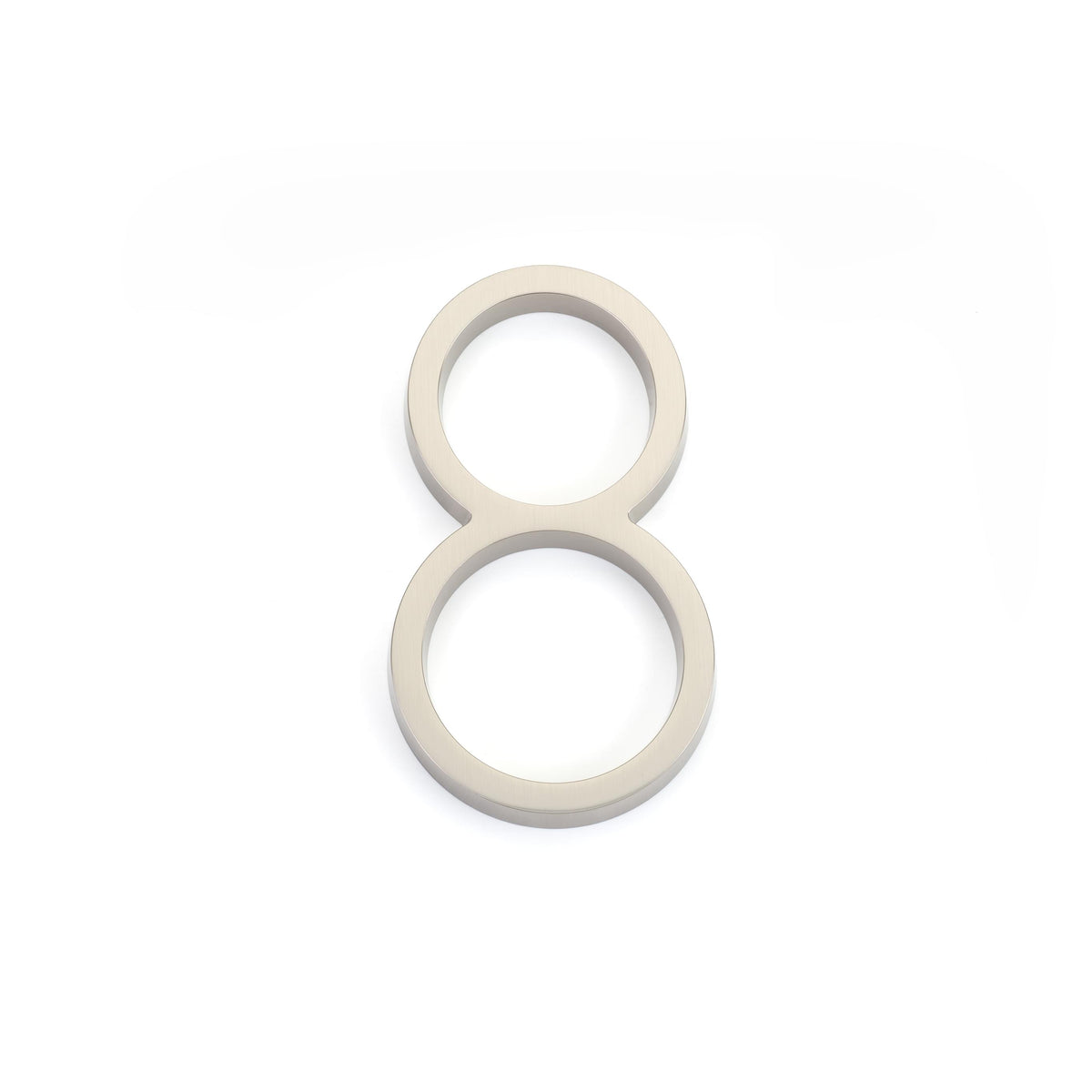 Emtek 2838US15 7" Modern # 8 House Number Satin Nickel Finish.