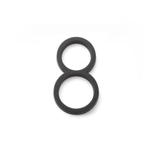 Emtek 2838US19 7" Modern # 8 House Number Flat Black Finish.