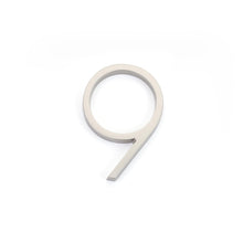Emtek 2839US15 7" Modern # 9 House Number Satin Nickel Finish.