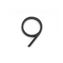 Emtek 2839US19 7" Modern # 9 House Number Flat Black Finish.
