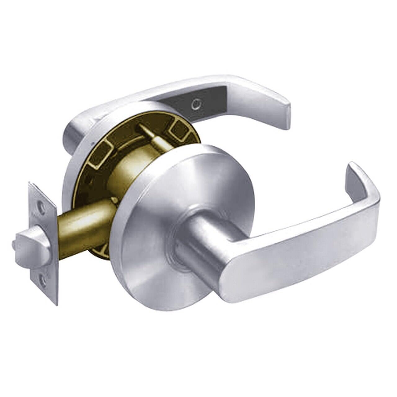 Sargent 2865U65KL26D Privacy Cylindrical Lock Grade 2 with L Lever and K Rose and ASA Strike