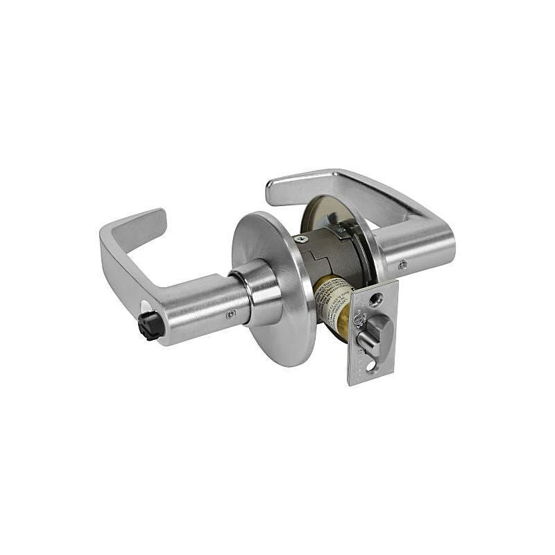 Sargent 287011G04LL26D Storeroom Tubular Bored Lock Grade 1 with L Lever with Small Format IC Prep and L Rose and ASA Strike Less Core.
