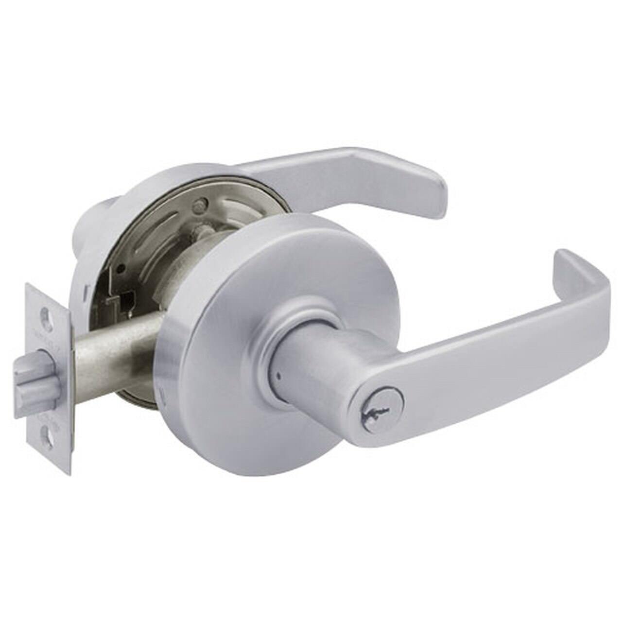Sargent 287G37LL26D Classroom Cylindrical Lock Grade 2 with L Lever and L Rose and ASA Strike.