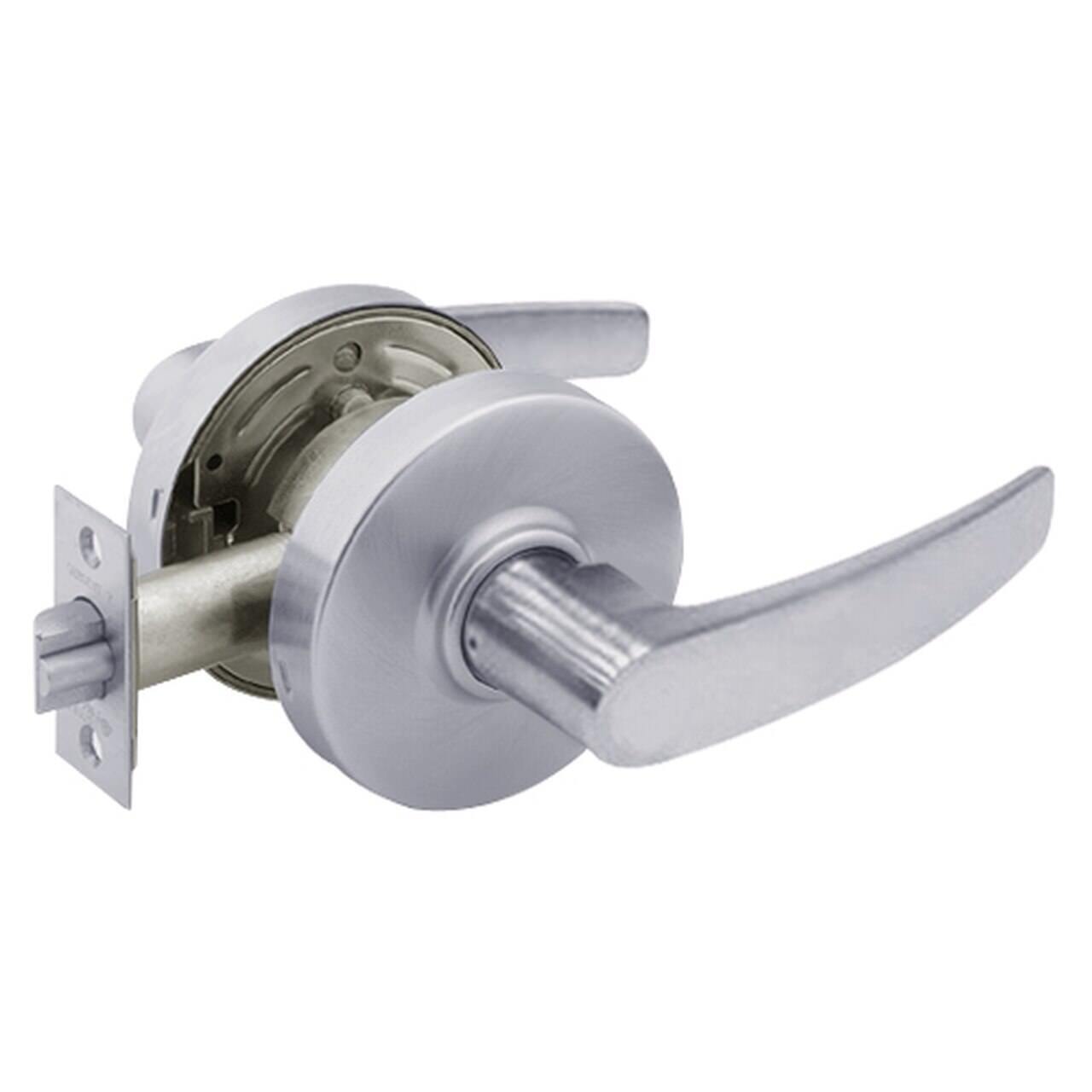 Sargent 287U15LB26D Passage Cylindrical Lock Grade 2 with B Lever and L Rose and ASA Strike