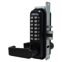 Lockey 2985JBMG Mechanical Keyless Narrow Stile Lever Lock Passage Single Combination