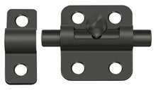 Deltana 2BBU10B 2" Barrel Bolt; Oil Rubbed Bronze Finish.